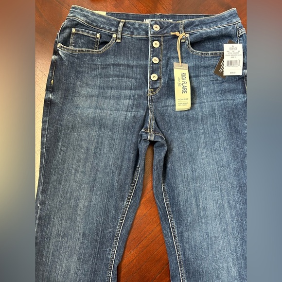 American Rag Dark Blue Flare Jeans - Picture 3 of 9